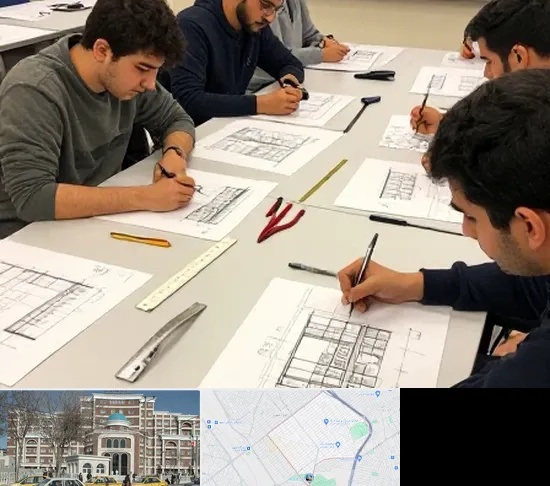 کلاس آمادگی آزمون طراحی معماری در طلاب مشهد