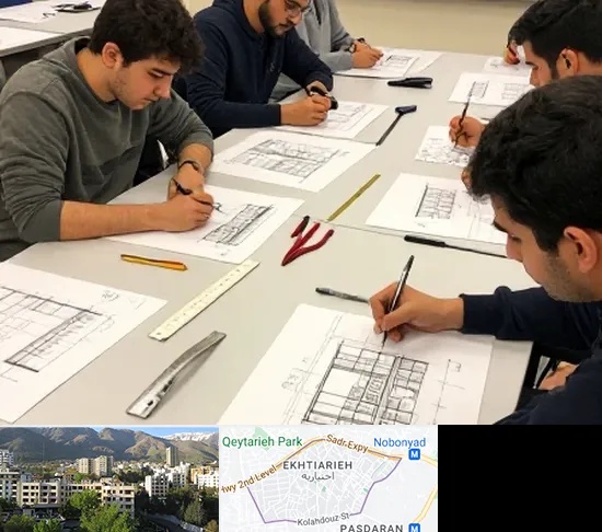 کلاس آمادگی آزمون طراحی معماری در اختیاریه