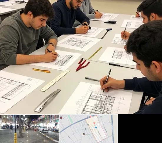کلاس آمادگی آزمون طراحی معماری در باغ فیض اسلامشهر