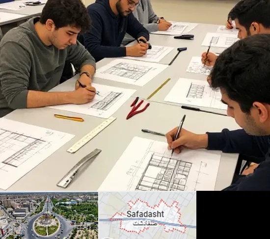 کلاس آمادگی آزمون طراحی معماری در صفادشت