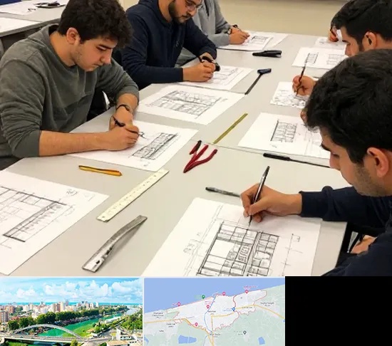 کلاس آمادگی آزمون طراحی معماری در بابلسر