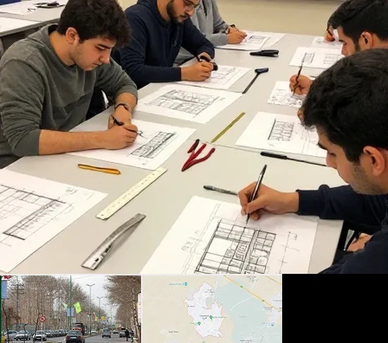 کلاس آمادگی آزمون طراحی معماری در نظرآباد کرج