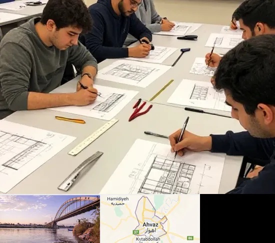 کلاس آمادگی آزمون طراحی معماری در اهواز