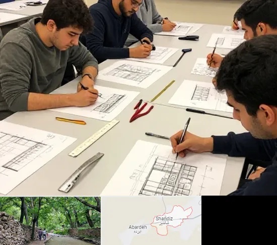 کلاس آمادگی آزمون طراحی معماری در شاندیز مشهد