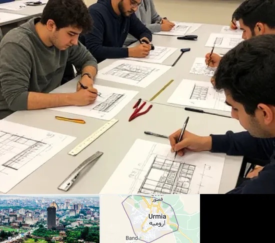 کلاس آمادگی آزمون طراحی معماری در ارومیه