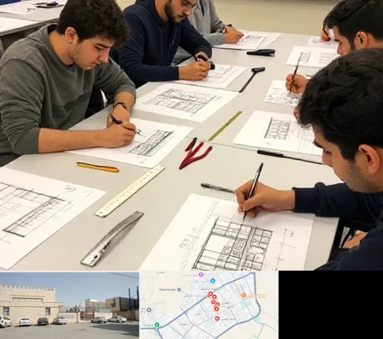 کلاس آمادگی آزمون طراحی معماری در نواب اسلامشهر
