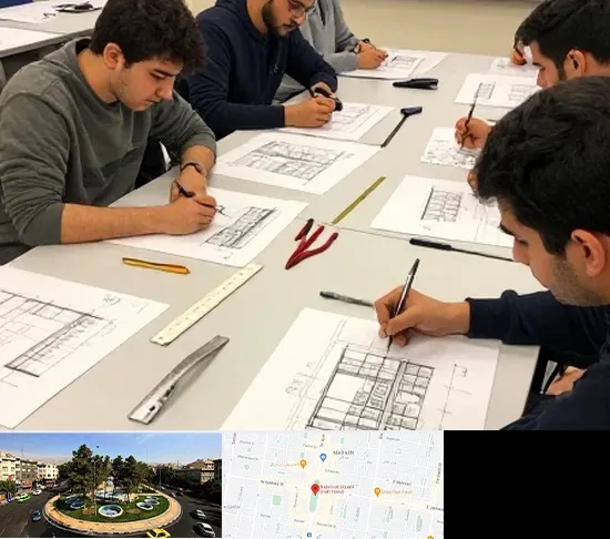 کلاس آمادگی آزمون طراحی معماری در هفت حوض