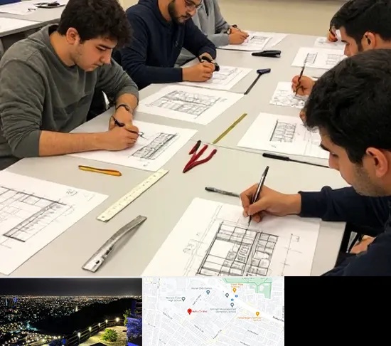 کلاس آمادگی آزمون طراحی معماری در هفت تیر مشهد