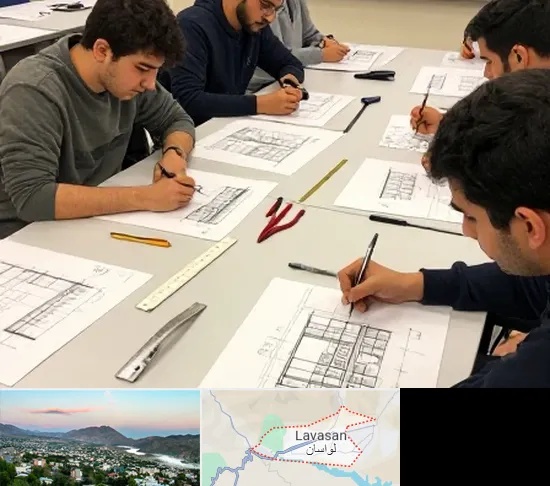 کلاس آمادگی آزمون طراحی معماری در لواسان
