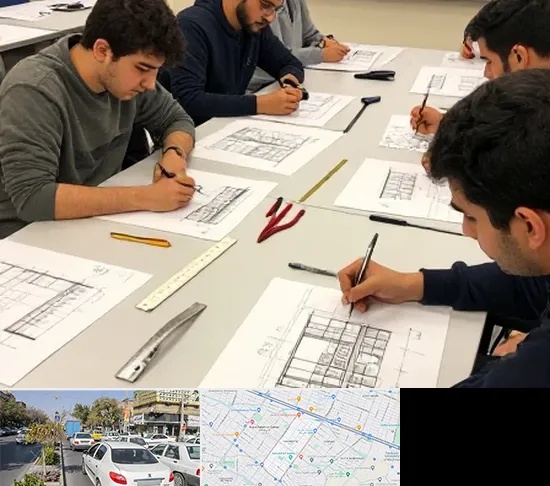 کلاس آمادگی آزمون طراحی معماری در مفتح مشهد