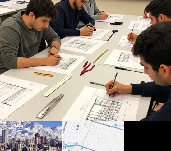 کلاس آمادگی آزمون طراحی معماری در ازگل
