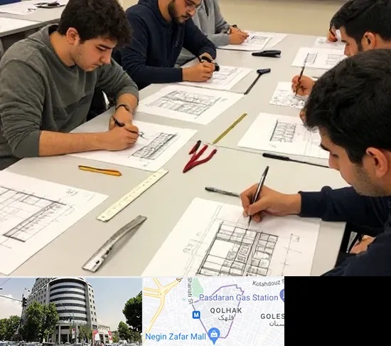 کلاس آمادگی آزمون طراحی معماری در قلهک