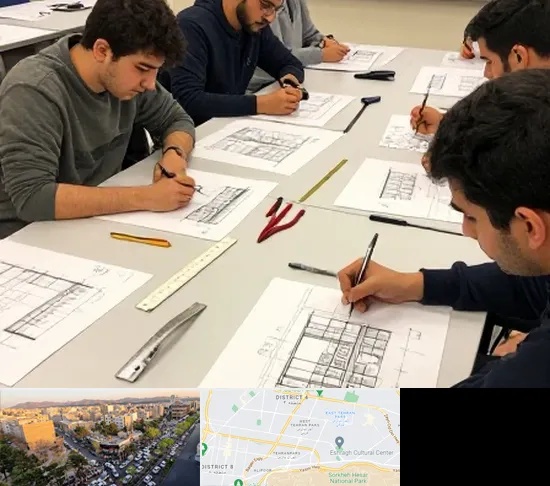 کلاس آمادگی آزمون طراحی معماری در تهرانپارس