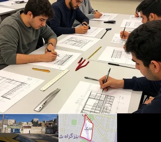 کلاس آمادگی آزمون طراحی معماری در اتابک