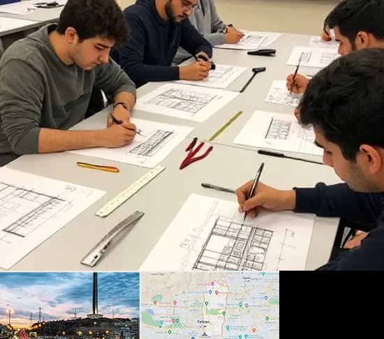 کلاس آمادگی آزمون طراحی معماری در منطقه 2 تهران