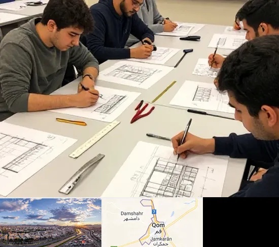 کلاس آمادگی آزمون طراحی معماری در قم