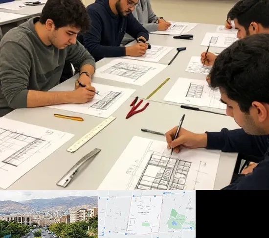 کلاس آمادگی آزمون طراحی معماری در خانی آباد