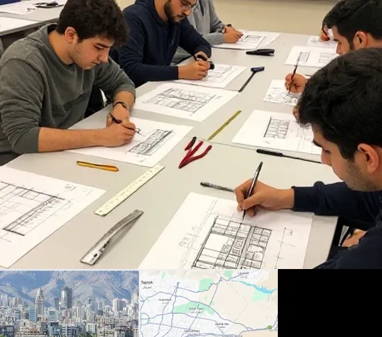 کلاس آمادگی آزمون طراحی معماری در شمال شرق تهران