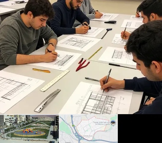 کلاس آمادگی آزمون طراحی معماری در مرزداران تبریز
