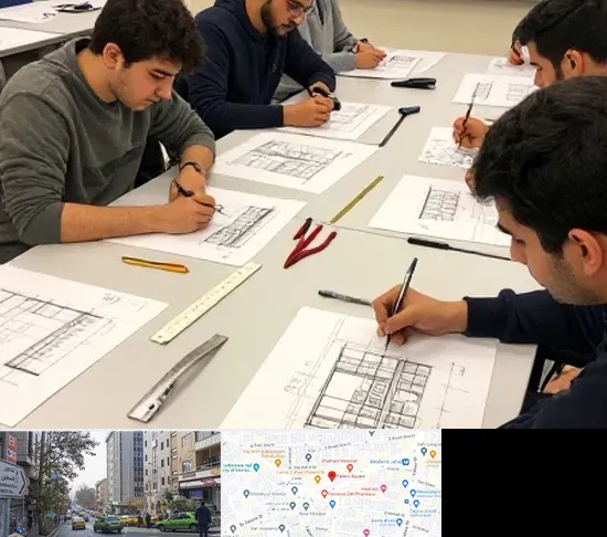 کلاس آمادگی آزمون طراحی معماری در فاطمی