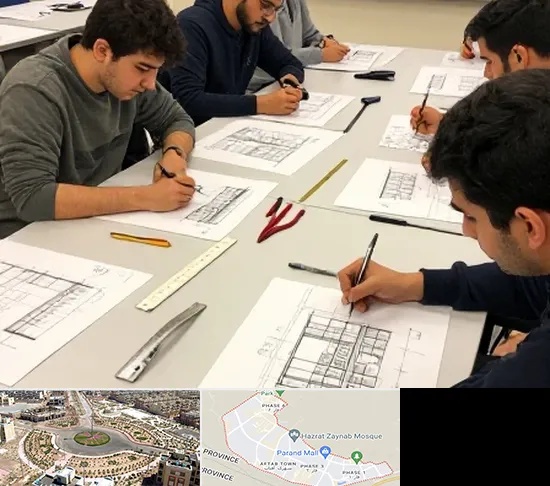 کلاس آمادگی آزمون طراحی معماری در پرند
