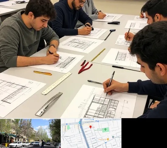 کلاس آمادگی آزمون طراحی معماری در کوی فیروز تبریز