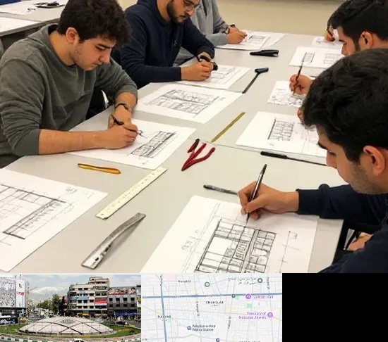 کلاس آمادگی آزمون طراحی معماری در مرکز تهران