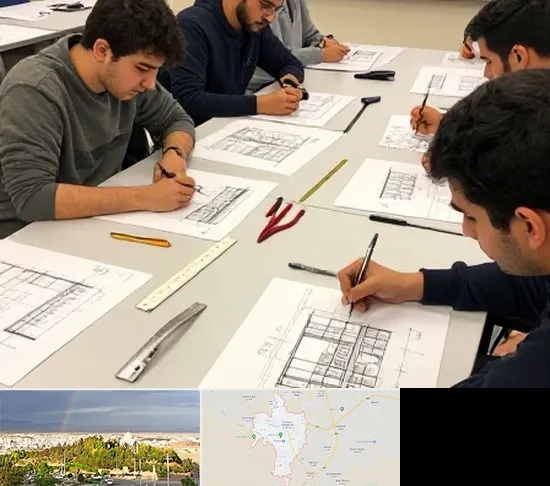 کلاس آمادگی آزمون طراحی معماری در تربت حیدریه
