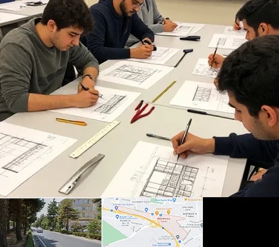 کلاس آمادگی آزمون طراحی معماری در مهرویلا کرج