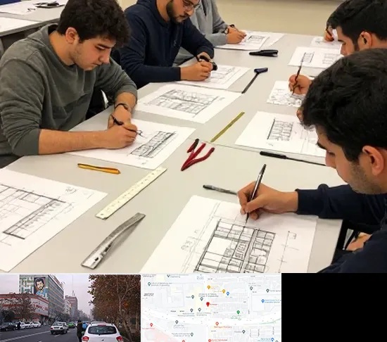 کلاس آمادگی آزمون طراحی معماری در کارگر شمالی