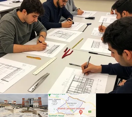 کلاس آمادگی آزمون طراحی معماری در حکیمیه