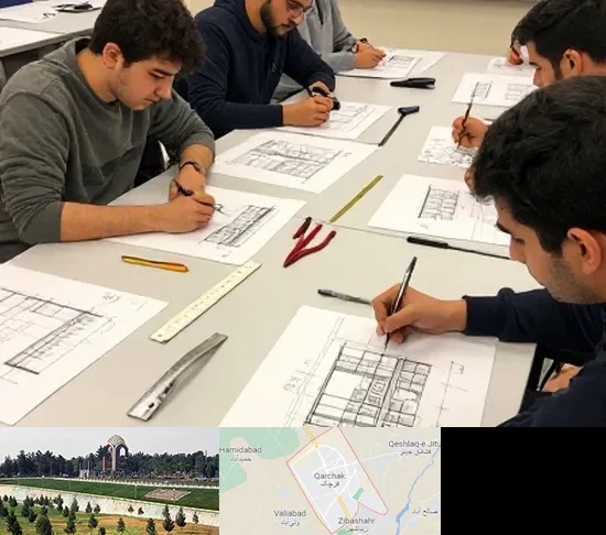 کلاس آمادگی آزمون طراحی معماری در قرچک