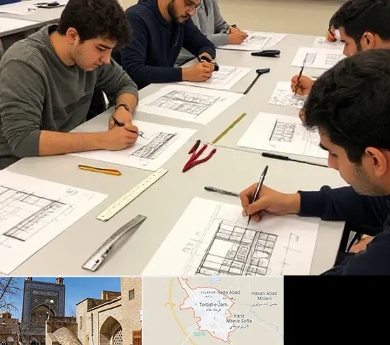 کلاس آمادگی آزمون طراحی معماری در تربت جام