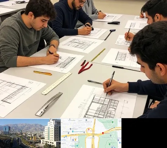 کلاس آمادگی آزمون طراحی معماری در حقانی
