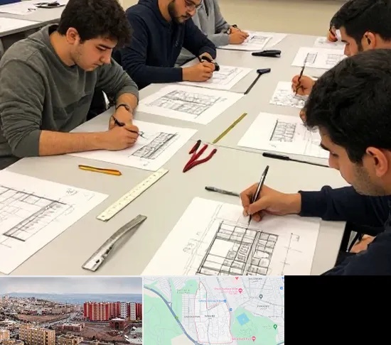 کلاس آمادگی آزمون طراحی معماری در سهند تبریز
