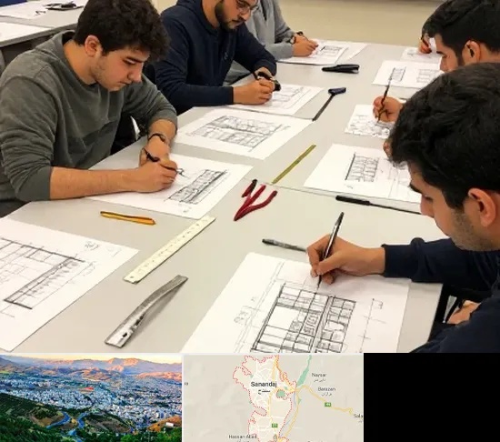 کلاس آمادگی آزمون طراحی معماری در سنندج