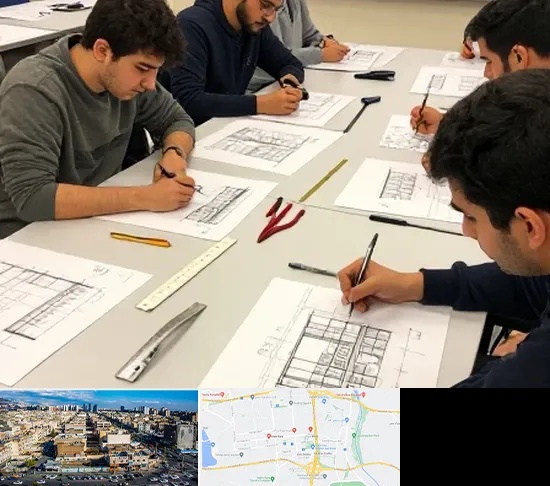 کلاس آمادگی آزمون طراحی معماری در شهرک راه آهن