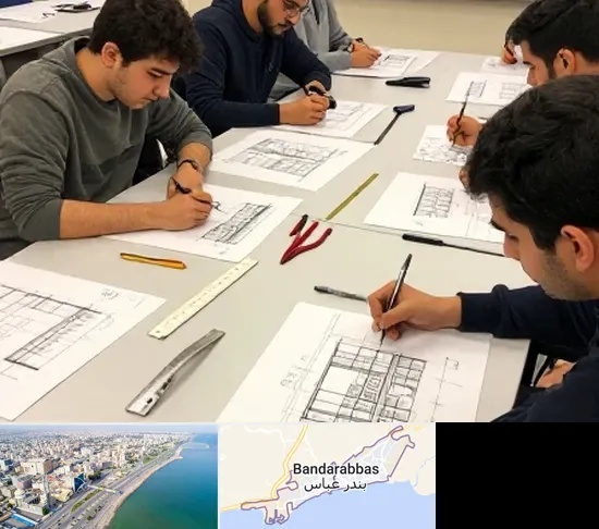 کلاس آمادگی آزمون طراحی معماری در بندرعباس