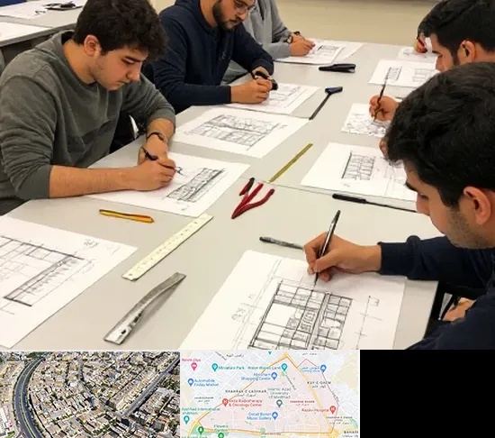 کلاس آمادگی آزمون طراحی معماری در شهرک غرب مشهد