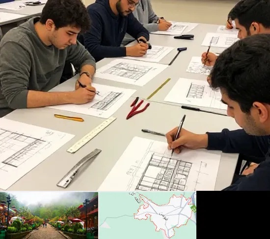 کلاس آمادگی آزمون طراحی معماری در فومن