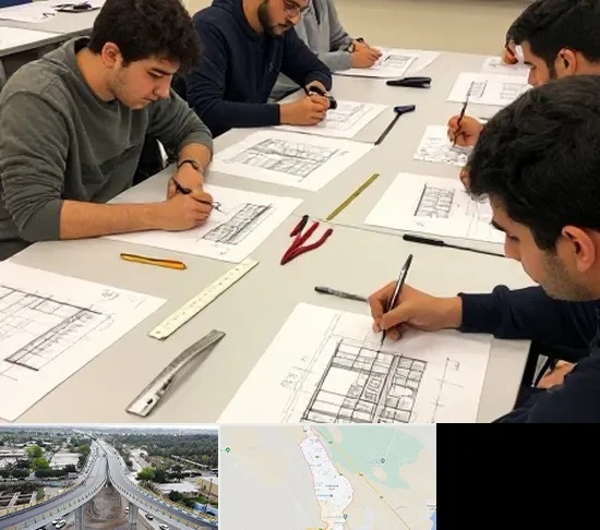 کلاس آمادگی آزمون طراحی معماری در اندیمشک