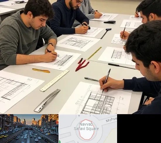 کلاس آمادگی آزمون طراحی معماری در نواب