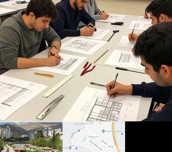 کلاس آمادگی آزمون طراحی معماری در شهر زیبا