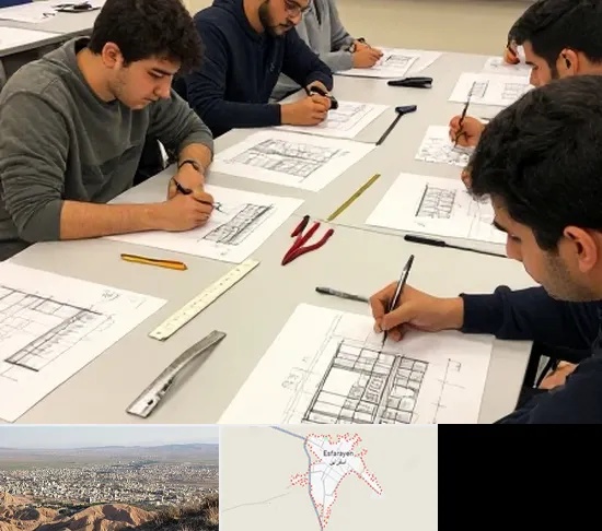 کلاس آمادگی آزمون طراحی معماری در اسفراین