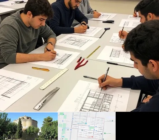 کلاس آمادگی آزمون طراحی معماری در مرداویج اصفهان