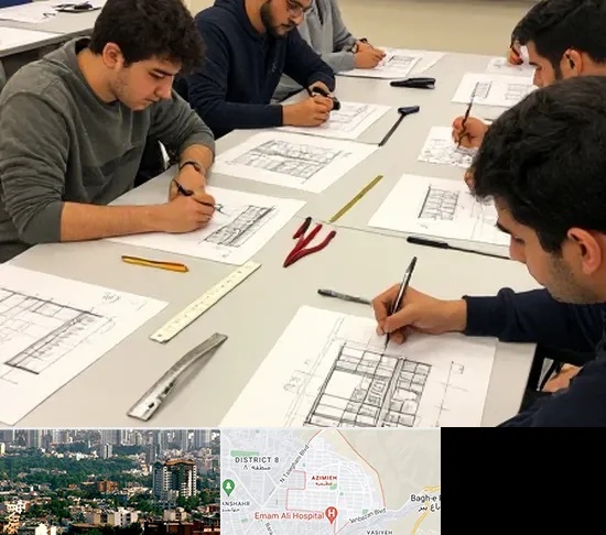 کلاس آمادگی آزمون طراحی معماری در عظیمیه کرج