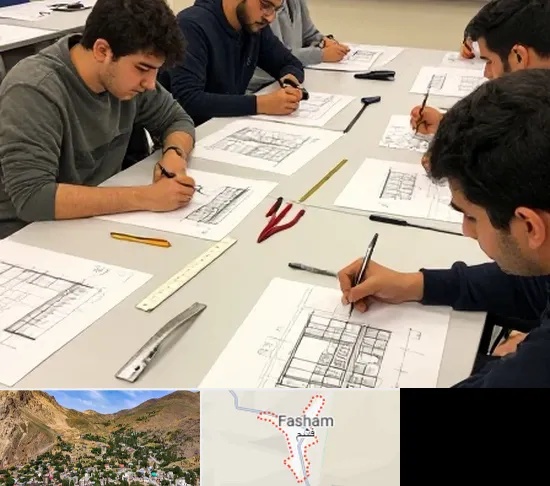کلاس آمادگی آزمون طراحی معماری در فشم