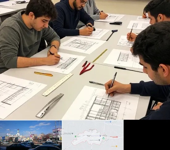 کلاس آمادگی آزمون طراحی معماری در ماهدشت کرج