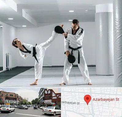 باشگاه رزمی در خیابان آذربایجان