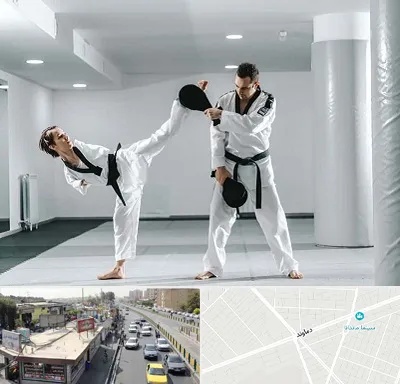 باشگاه رزمی در خیابان دماوند